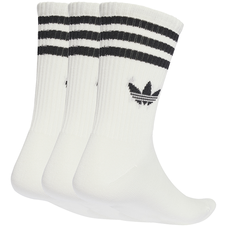 Носки Унисекс Adidas 3S CREW S 3P XL Белый photo 2