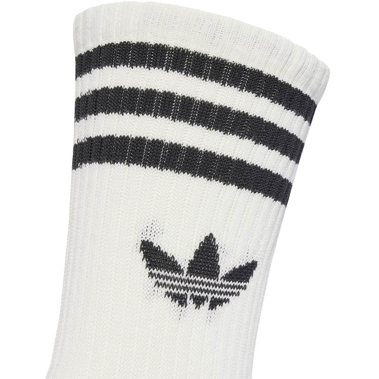 Носки Унисекс Adidas 3S CREW S 3P XL Белый photo 3
