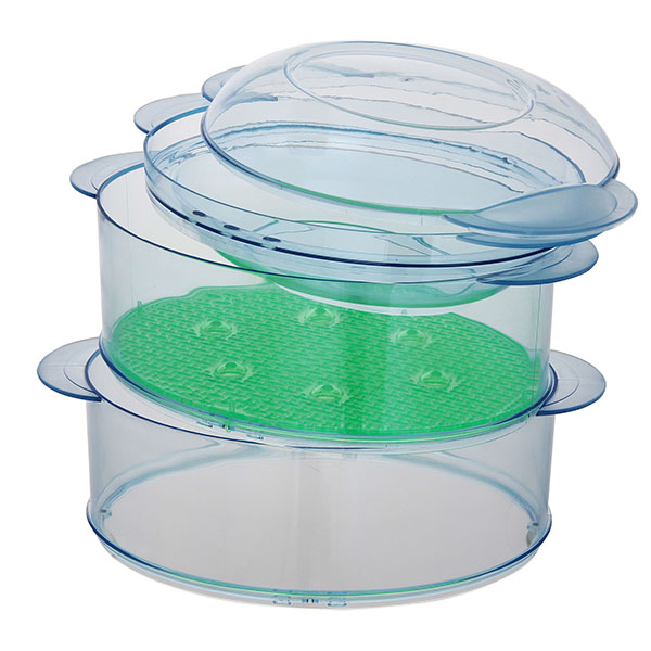 Aparat de fiert cu aburi Maxwell MW1201, 1 l, 780 W, Alb photo 2