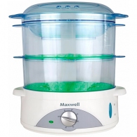 Aparat de fiert cu aburi Maxwell MW1201, 1 l, 780 W, Alb thumbnav 1