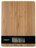 Кухонные весы Scarlett SCKS57P01, 5 кг, Нержавеющая сталь с черным thumbnav 1