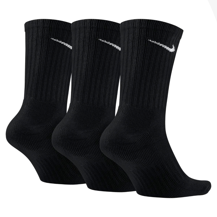 Sosete Unisex Nike 3PPK VALUE COTTON CREW S Negru photo 2