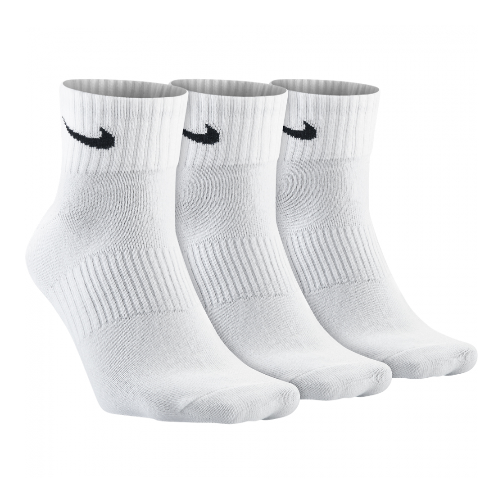 Sosete Unisex Nike 3PPK LIGHTWEIGHT QUARTER L Alb photo 2