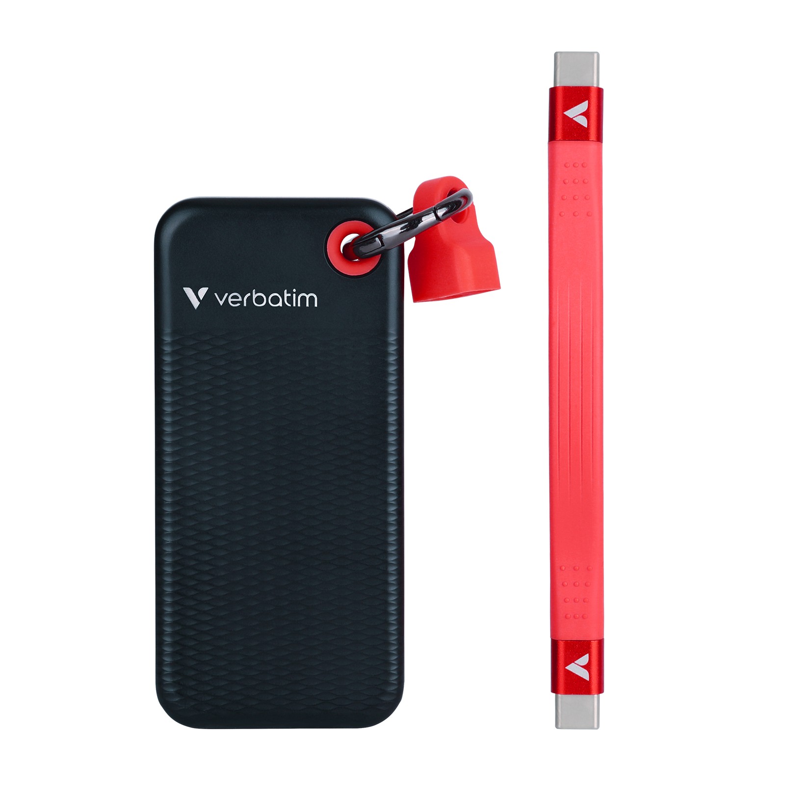 M.2 SSD Extern Verbatim Pocket / 1TB / USB 3.2 Gen 2 / Black/Red photo 1 M.2 SSD Extern Verbatim Pocket / 1TB / USB 3.2 Gen 2 / Black/Red photo 1