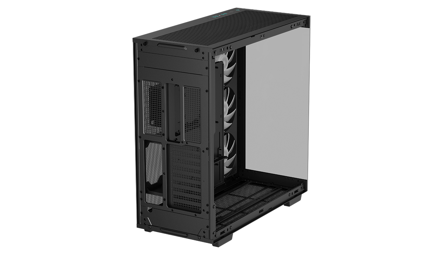 Carcasa DEEPCOOL CH780 / w/oPSU / Panoramic-Window / 3x140mm ARG / ATX / Black photo 5