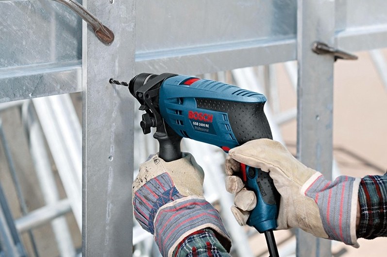 Дрель ударная Bosch GSB 1600, 0601218102 photo 2