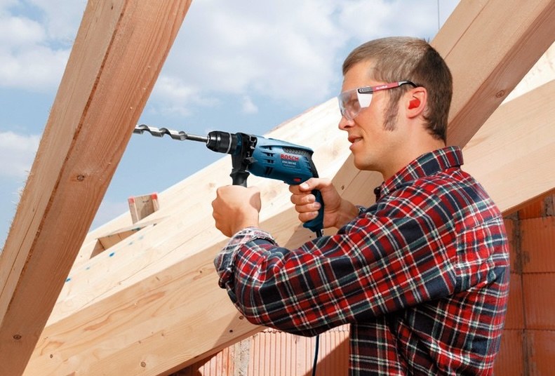 Дрель ударная Bosch GSB 1600, 0601218102 photo 3