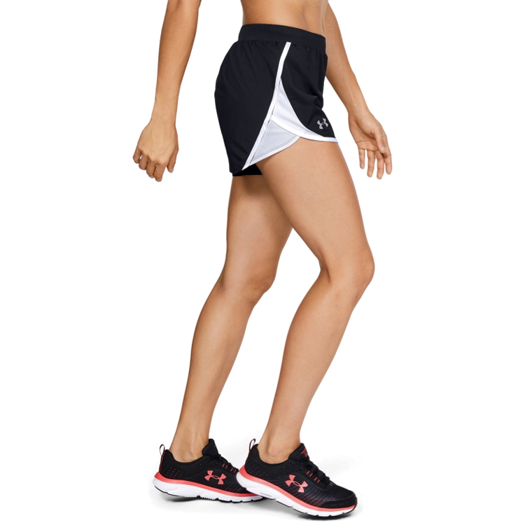 Sorti Under Armour UA FLY BY 2.0 SHORT / Femei / LG / Negru photo 4
