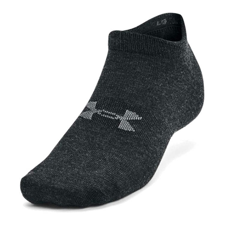 Носки Унисекс Under Armour UA Essential No Show 3pk M Черный photo 2
