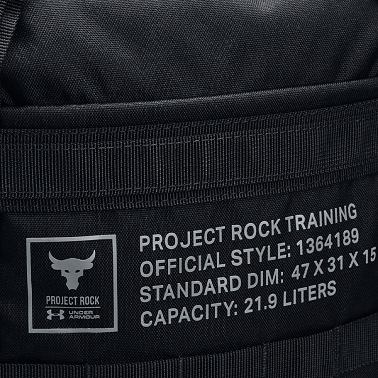 Rucsac  Under Armour UA Project Rock Box DF BP/1364189-002/Negru photo 5