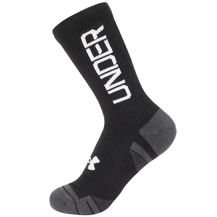 Носки Унисекс Under Armour UA Perf Tech Nov 3pk Crew L Черный photo 3