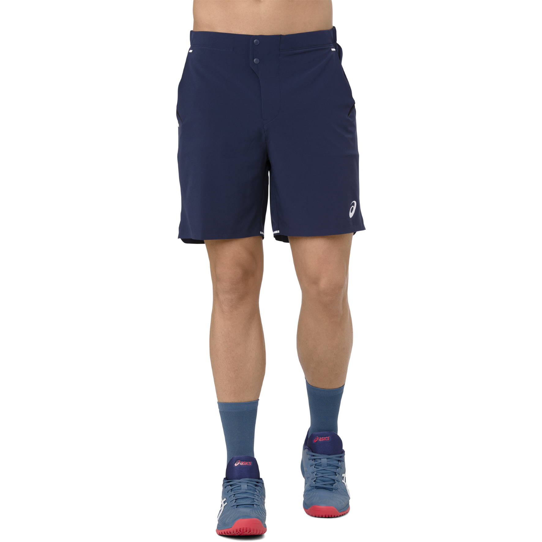 Sorti de bărbați Asics SHORT PEACOAT S Albastru photo 8