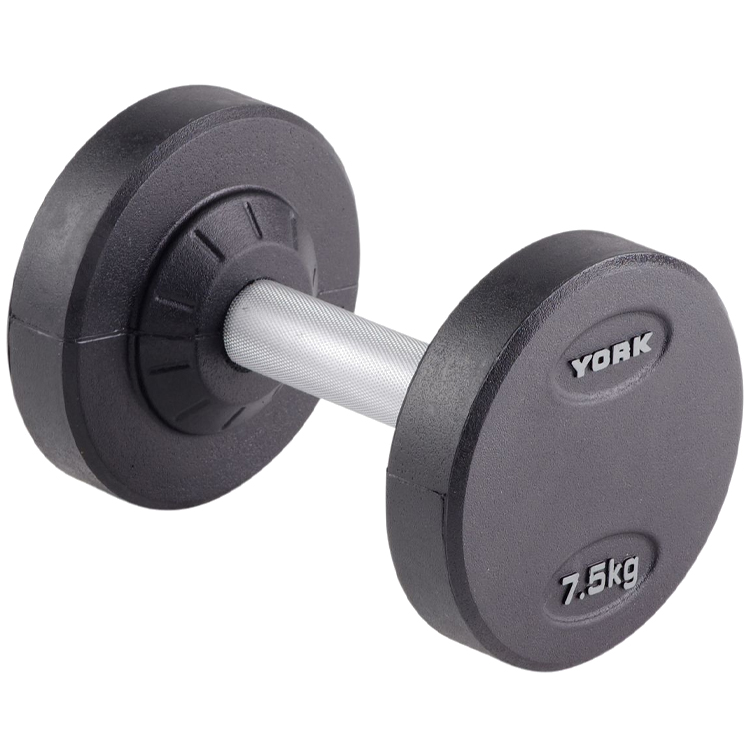 Gantera 7.5 kg YORK Pro-Style Rubber Dumbbell photo 1