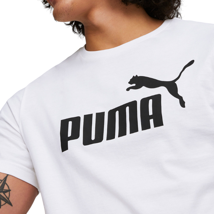 Футболка мужская Puma ESS Logo Tee XS Белый photo 3