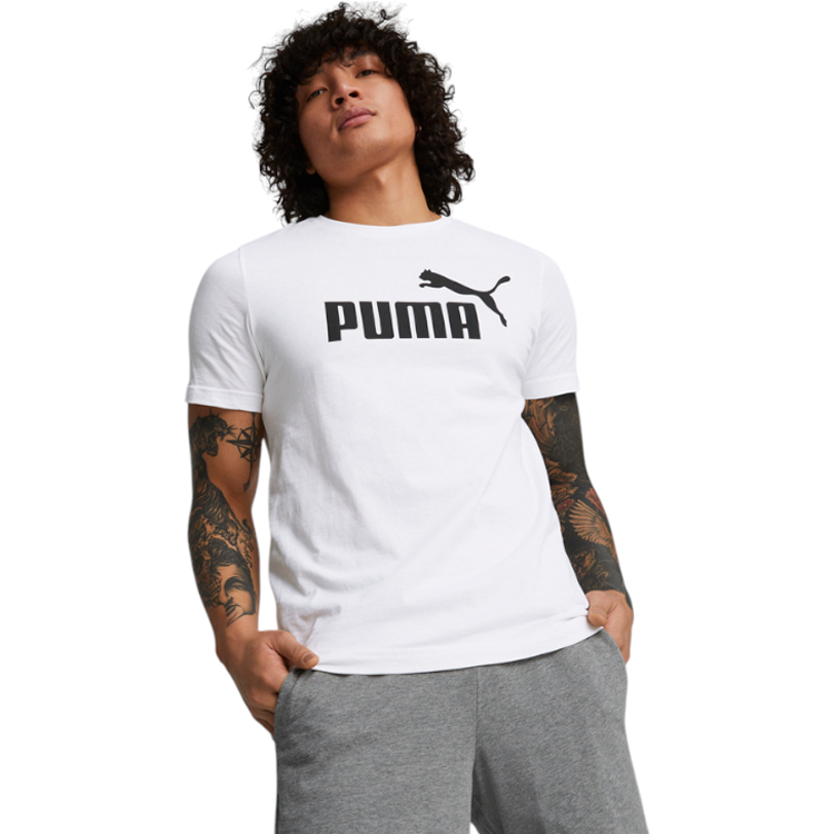 Футболка мужская Puma ESS Logo Tee XS Белый photo 5