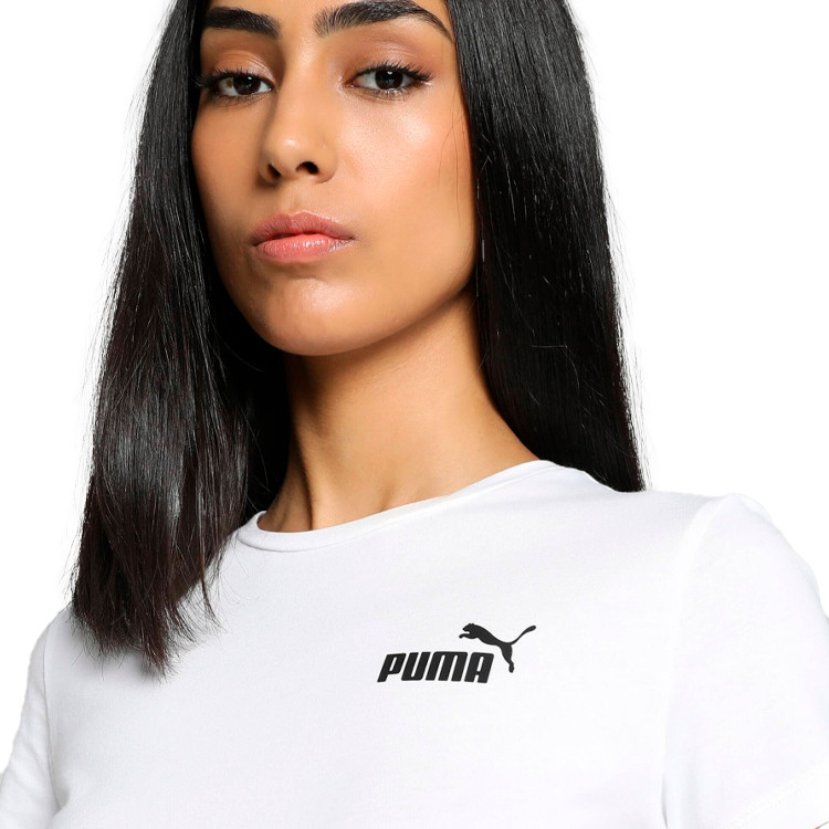 Футболка Puma ESS Small Logo Tee S Белый Женский photo 3