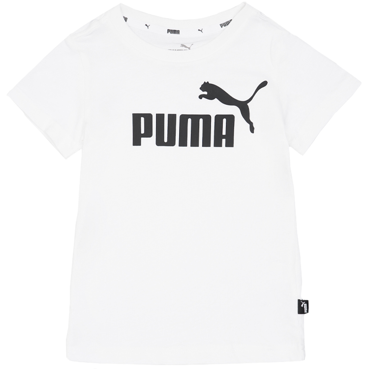 Tricou Puma ESS Logo Tee B / Unisex / 116 / Alb photo 1 Tricou Puma ESS Logo Tee B / Unisex / 116 / Alb photo 1
