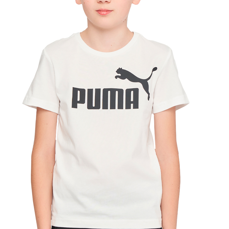 Tricou Puma ESS Logo Tee B / Unisex / 116 / Alb photo 4