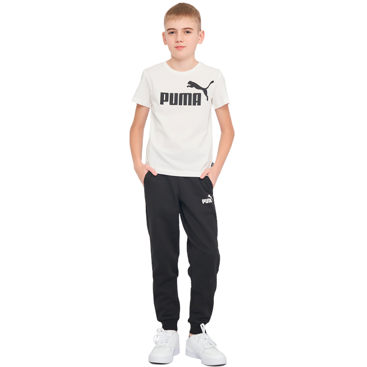 Tricou Puma ESS Logo Tee B / Unisex / 116 / Alb photo 5