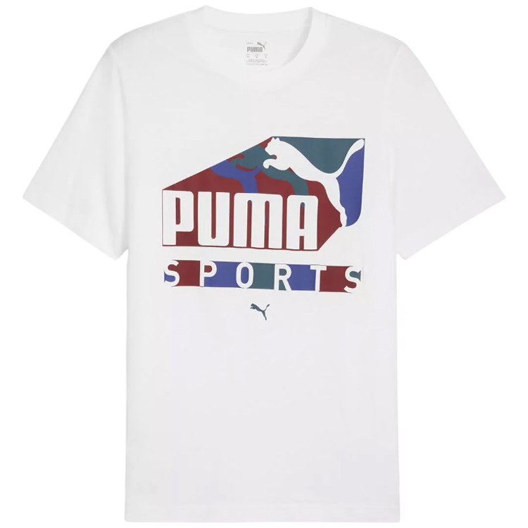 Tricou bărbătesc Puma GRAPHICS Sports Tee S Alb photo 1 Tricou bărbătesc Puma GRAPHICS Sports Tee S Alb photo 1