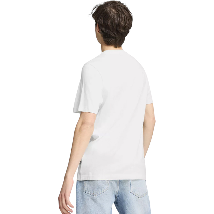 Tricou bărbătesc Puma GRAPHICS Sports Tee S Alb photo 4
