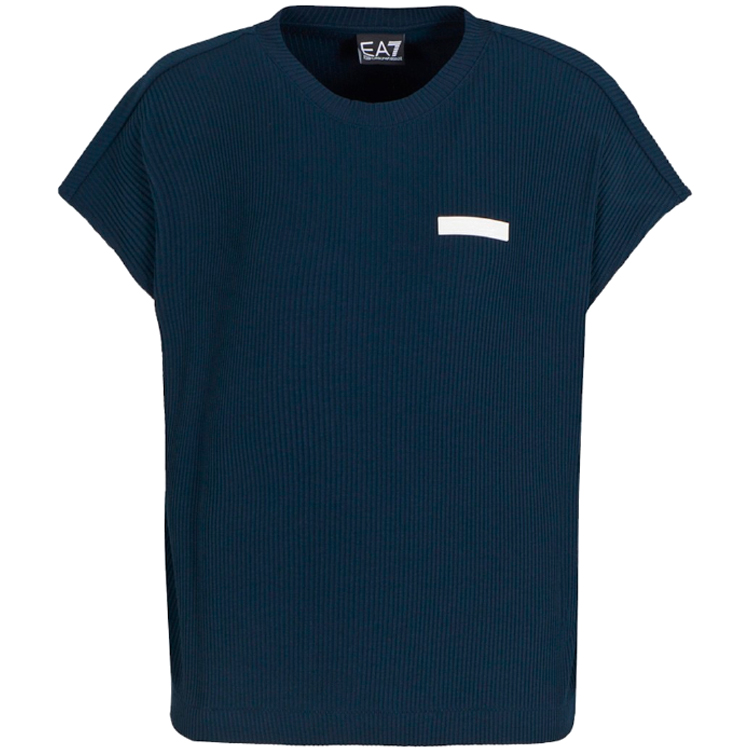 Футболка EA7 EMPORIO ARMANI TRAIN COSTA SMERALDA W RIBBED XS Синий Женский photo 1