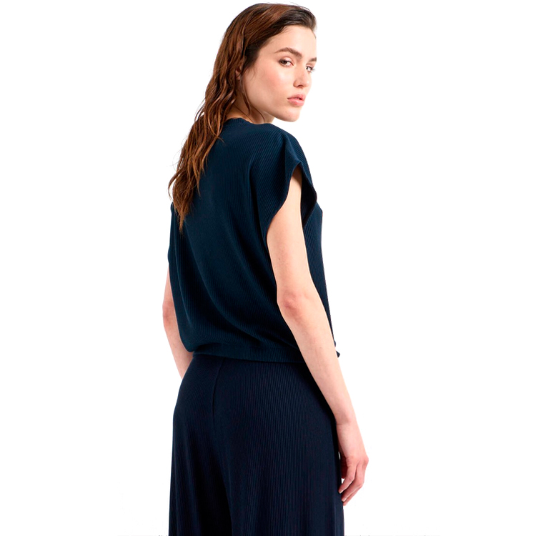 Футболка EA7 EMPORIO ARMANI TRAIN COSTA SMERALDA W RIBBED XS Синий Женский photo 3