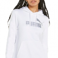 Hanorac Puma ESS+ Metallic Logo Hoodie TR thumbnav 4