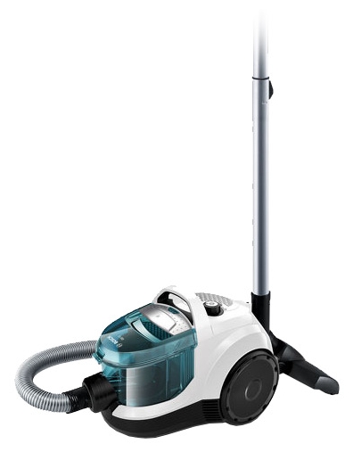 Aspirator cu container Bosch BGS11702 / 1700W / Alb cu albastru photo 1 Aspirator cu container Bosch BGS11702 / 1700W / Alb cu albastru photo 1