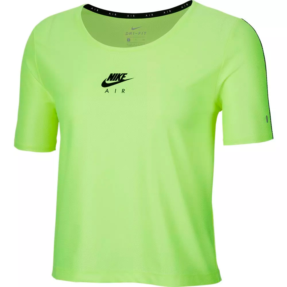 Tricou Nike W NK AIR TOP SS / Femei / L / Galben photo 1 Tricou Nike W NK AIR TOP SS / Femei / L / Galben photo 1