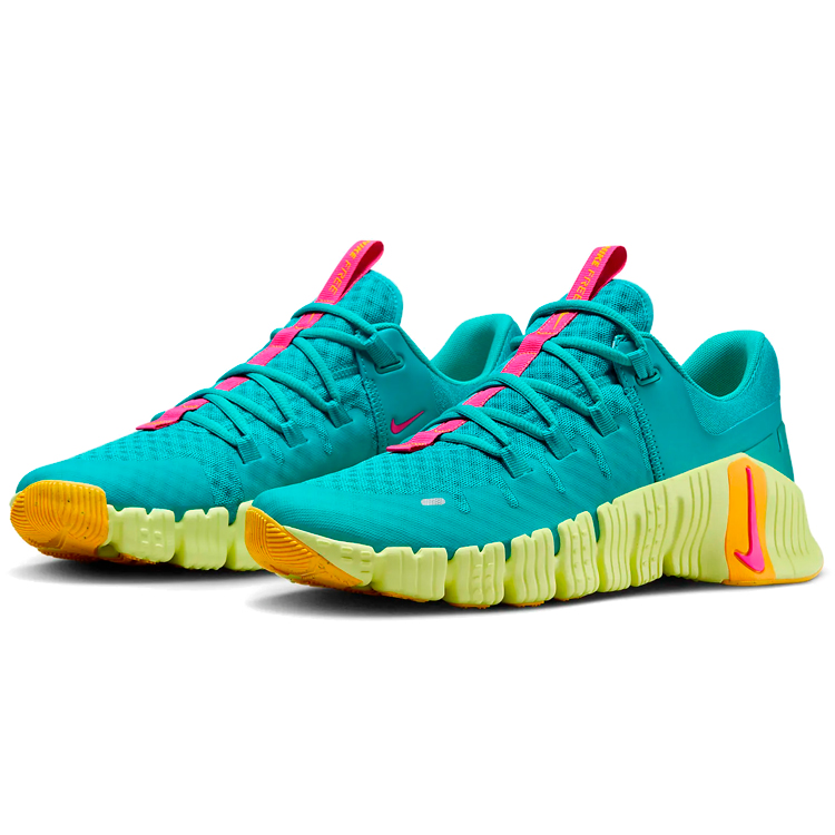 Кроссовки Nike FREE METCON 5 / Мужской / 40 / Зеленый/Желтый photo 4