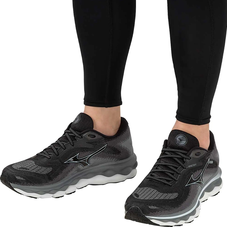 Кроссовки Mizuno WAVE SKY 7 / Мужской / 41 / Черный/Серый photo 3