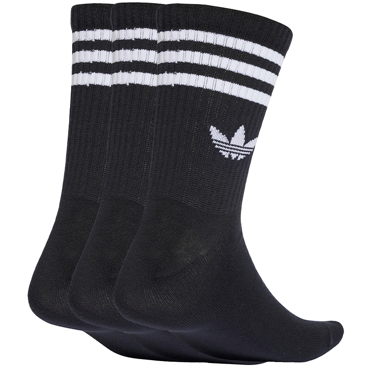 Носки Унисекс Adidas 3S CREW S 3P XL Черный photo 2