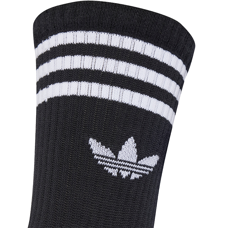Носки Унисекс Adidas 3S CREW S 3P XL Черный photo 3