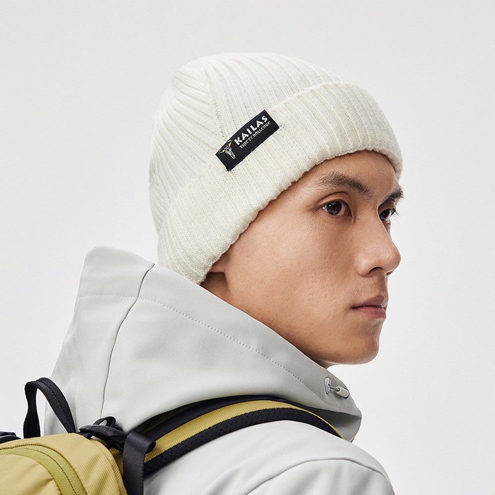 Caciula Kailas Ribbed Beanie Hat One size Alb photo 3