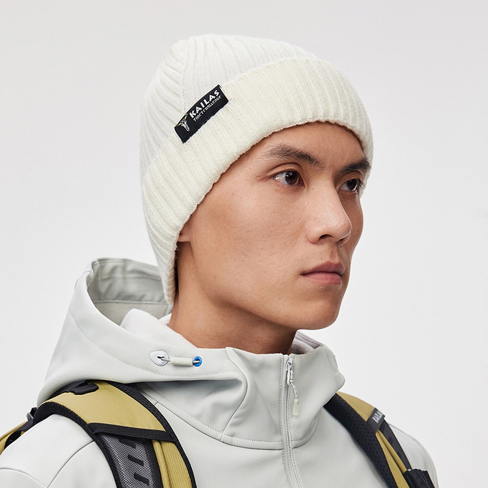 Caciula Kailas Ribbed Beanie Hat One size Alb photo 4