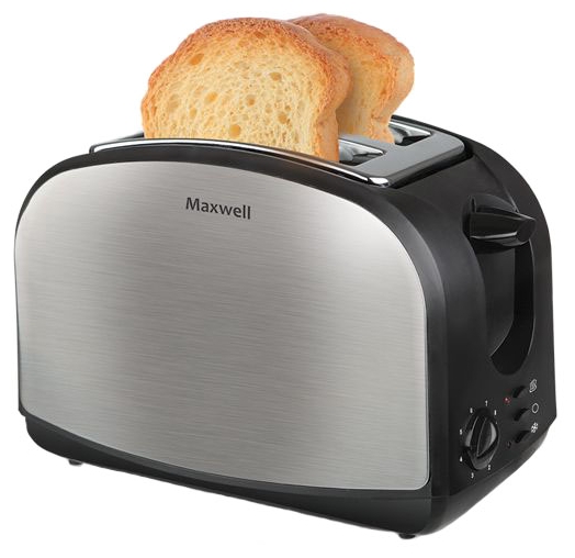 Тостер Maxwell MW 1502, 2 тоста, 900 Вт, Нержав.сталь photo 1 Тостер Maxwell MW 1502, 2 тоста, 900 Вт, Нержав.сталь photo 1
