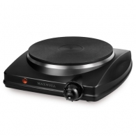 Plita de masa electrica Maxwell MW 1902, 1 arzatoare, 1500 W, Negru thumbnav 1