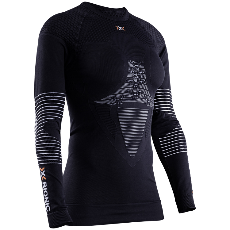 Tricou termica cu maneca lunga X-Bionic ENERGIZER 4.0 LG SL L Negru-alb Femei photo 1