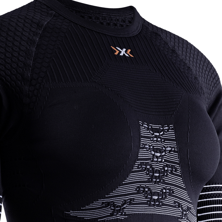 Tricou termica cu maneca lunga X-Bionic ENERGIZER 4.0 LG SL L Negru-alb Femei photo 4