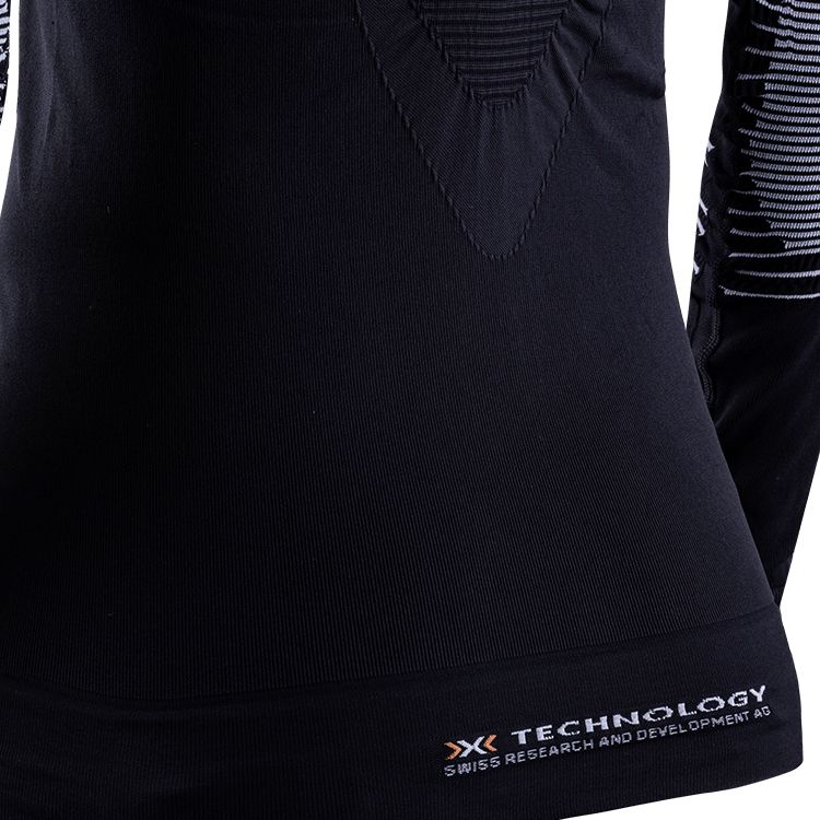 Tricou termica cu maneca lunga X-Bionic ENERGIZER 4.0 LG SL L Negru-alb Femei photo 5