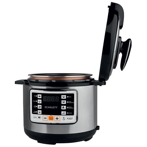 Multifierbator Scarlett SC-MC410P02 / / 900 / 11 programe / Argintiu cu negru photo 4