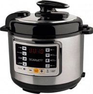 Multifierbator Scarlett SC-MC410P02, 900 W, 11 programe, Argintiu cu negru thumbnav 1