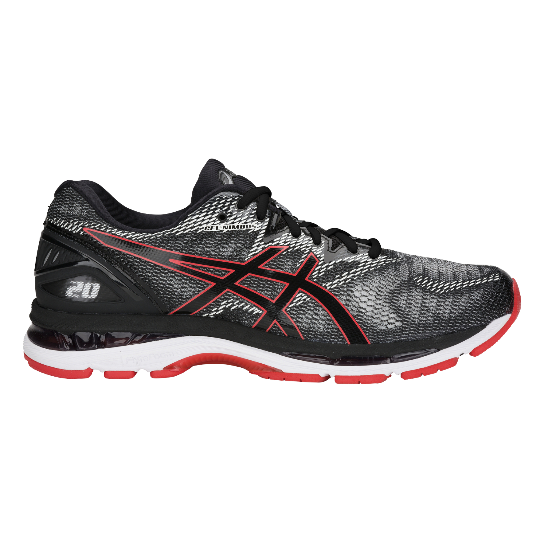 Кроссовки Asics GEL-NIMBUS 20 / Мужской / 44 / Красный/Черный photo 2