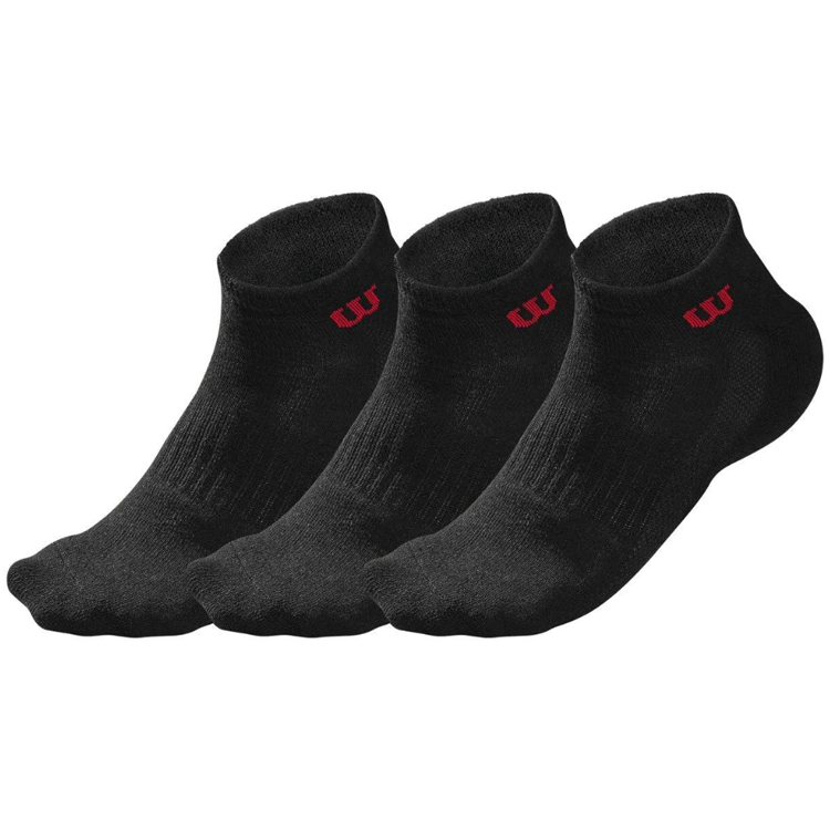 Носки Мужской Wilson Quarter 3pr/pk One size Черный photo 1