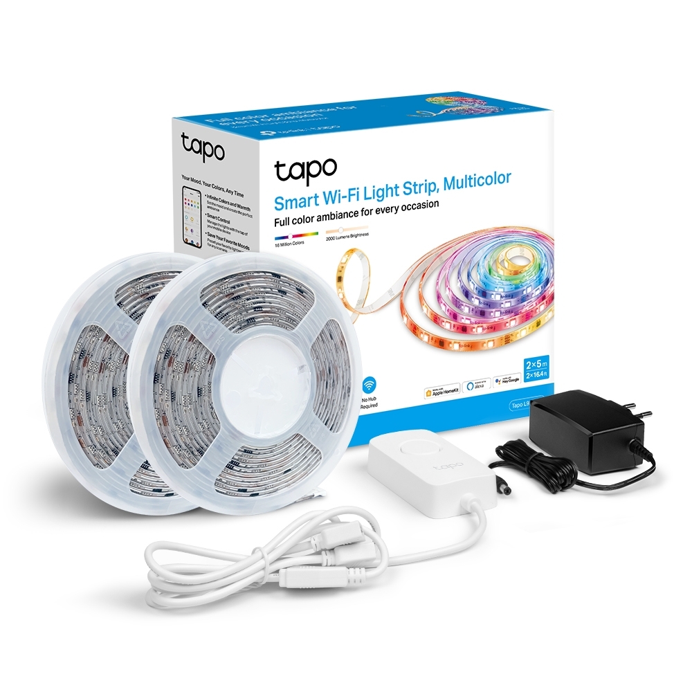 Умная светодиодная Wi-Fi  лента TP-LINK Tapo L930-10 / 10m / Multicolor / 2100 mcd / 25000 hours photo 3