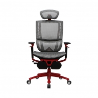Fotoliu Gaming 1STPLAYER ERGO PLAY/ 160kg/  3D armrest/ White&Red thumbnav 1