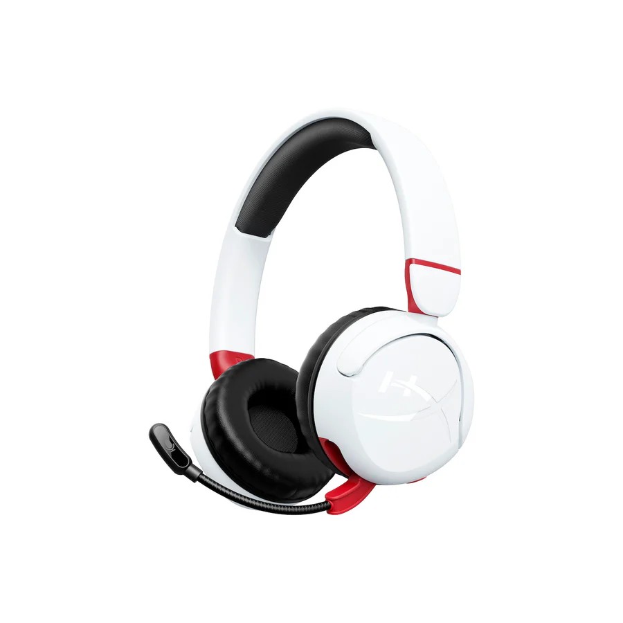 Беспроводные наушники HyperX Cloud Mini, White/Red, [7G8F2AA] photo 1