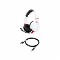 Беспроводные наушники HyperX Cloud Mini, White/Red, [7G8F2AA] thumbnav 6