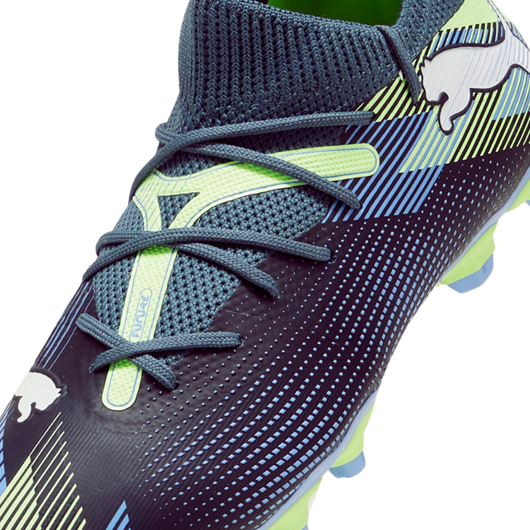 Бутсы Puma FUTURE 7 MATCH FG/AG Jr / см / Серый/Зеленый photo 4